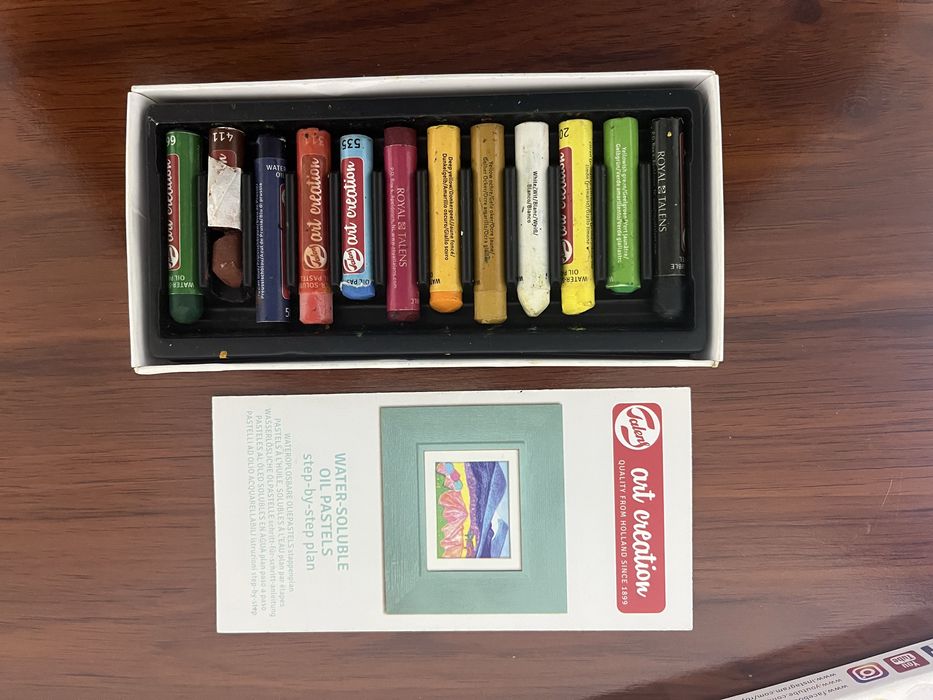 Tintas pastel de oléo (x12)