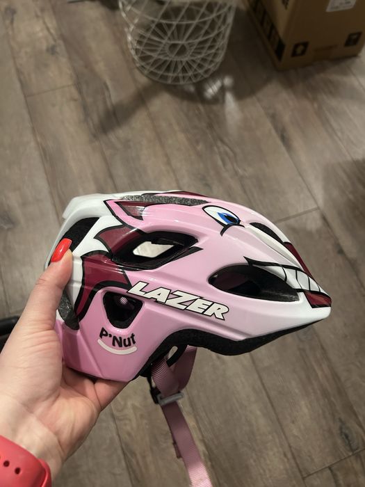Kask rowerowy dziewczęcy rozm S - obwód głowy 45-53 cm