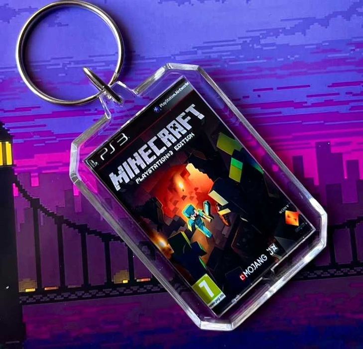 Brelok Minecraft - mini okładka PS3