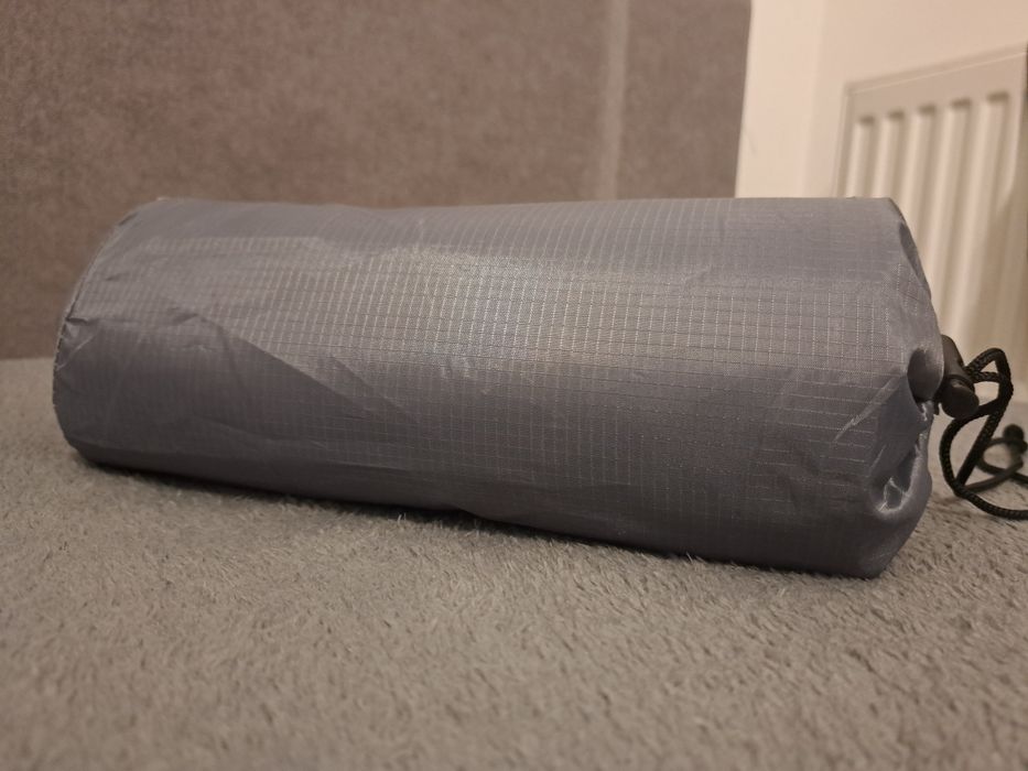 Materac turystyczny Szary dmuchany NOWY