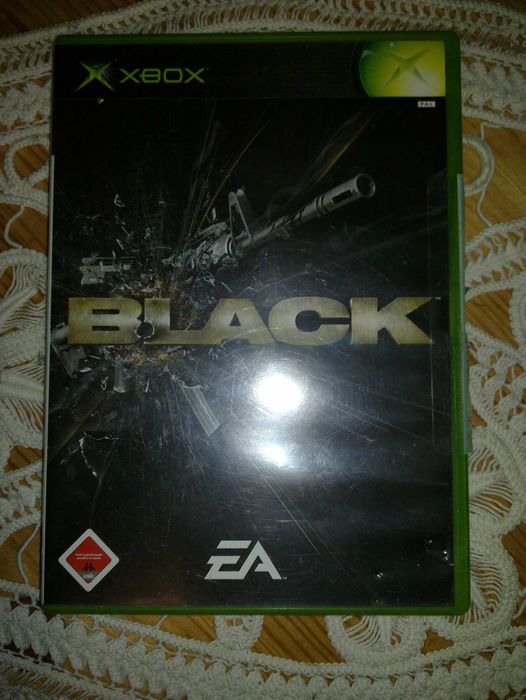 Gra BLACK Xbox Classic stan IDEALNY/Bardzo Dobry+ USK język ANG+GER