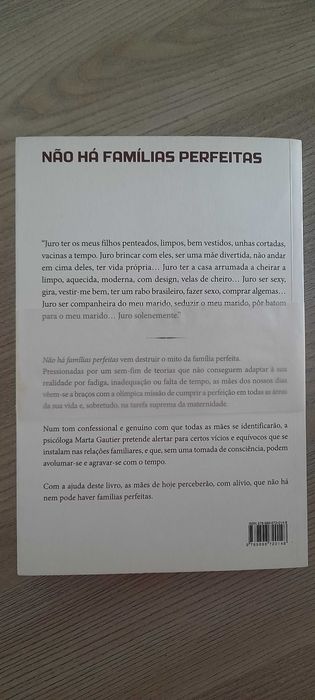 Livro Não Há Famílias Perfeitas