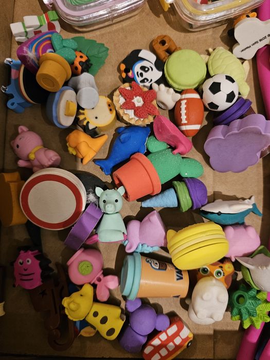 Kolekcja gumek do ścierania