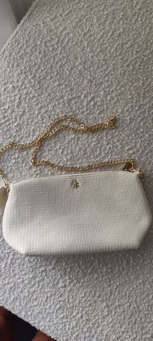 Bolsa Guerlain com corrente dourada