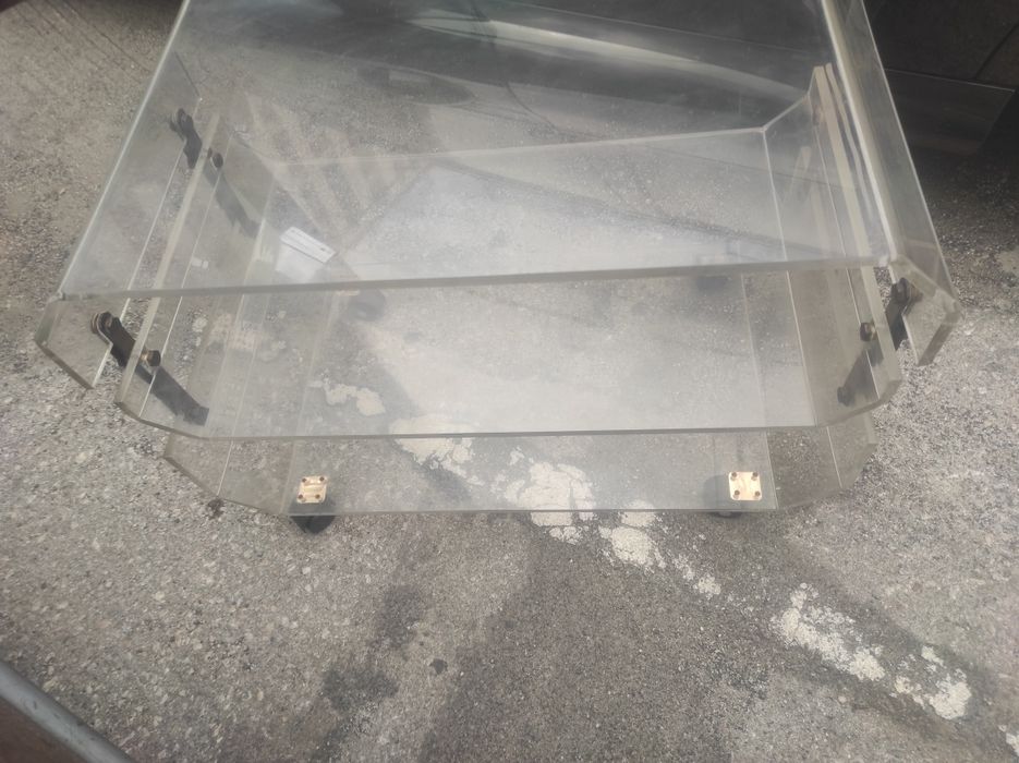 Mesa de centro/apoio de TV,VINTAGE,em ACRÍLICO