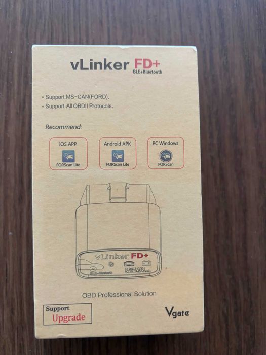 Vgate vLinker FD+ plus OBD2 BT - Android / iOS / Windows - oryginalny