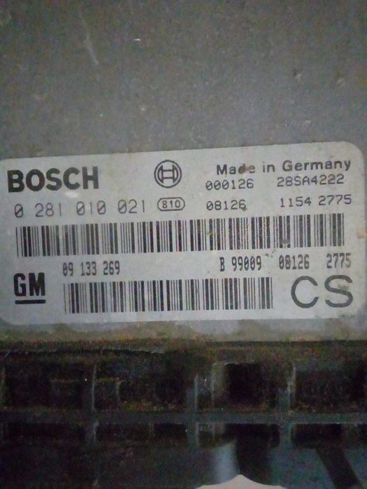 Centralina Do Motor Opel Zafira A Veículo Multiuso (T98)