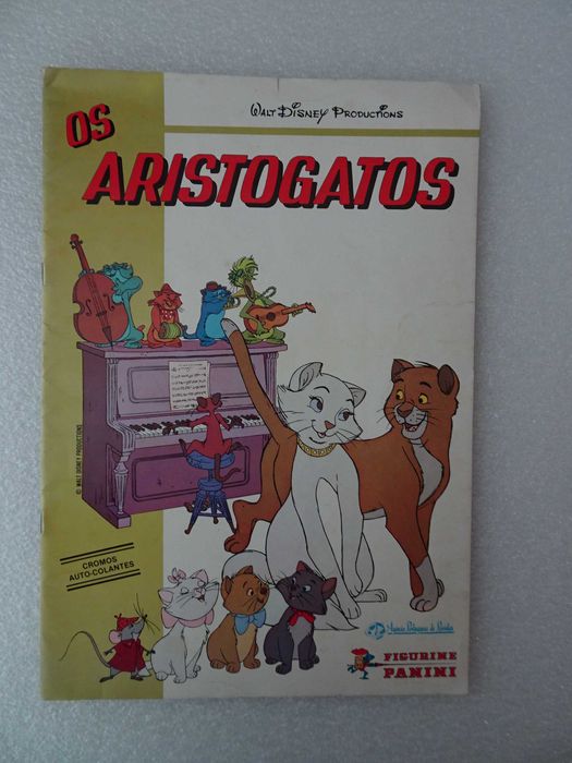 Caderneta de cromos vazia Aristogatos