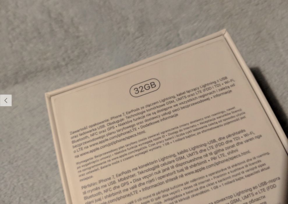 Apple iPhone 7 32GB JAK Nowy oficjalna polska dystrybucja