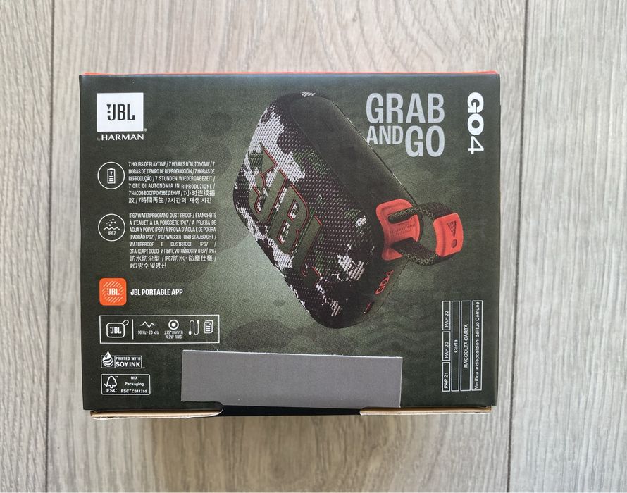 Oryginalny Głośnik Przenośny Bluetooth JBL Go4  Moro Okazja