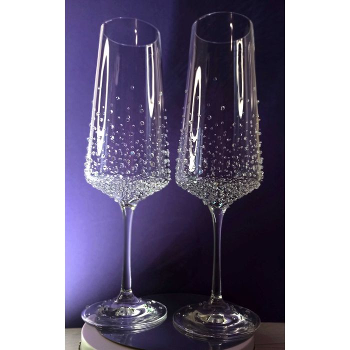 Уникальные свадебные бокалы. Весільні келихи, аксесуари для весілля.