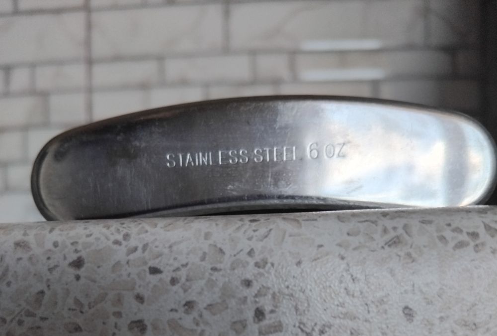 Фляга карманная из нержавейки