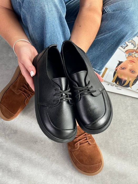 Анатомічні туфлі на шнурках, різні кольори