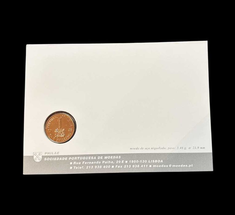 1 Shilling - 2005 - Quénia - 10a Viagem Apostólica do Papa Francisco