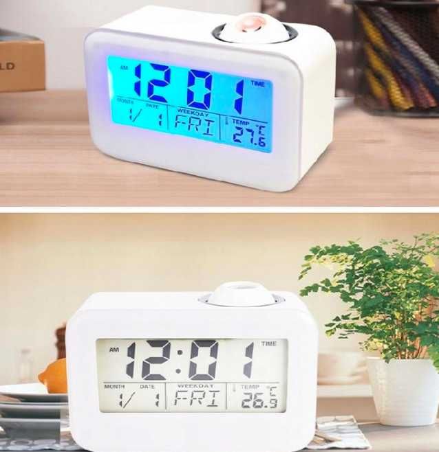 Budzik zegar z projektorem 806