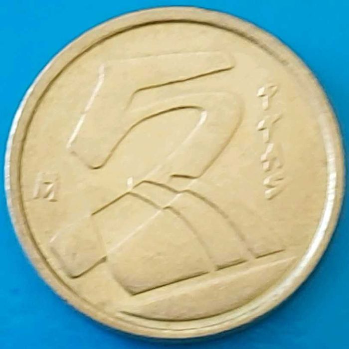 5 Pesetas de 1990, Espanha, Juan Carlos I