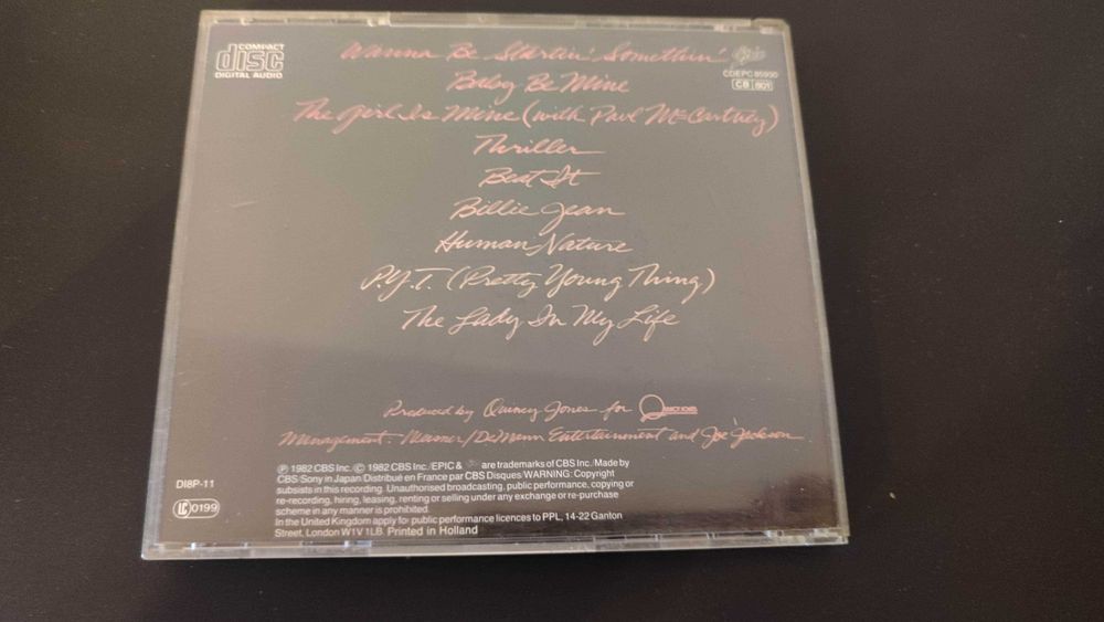 Płyta cd Michael Jackson