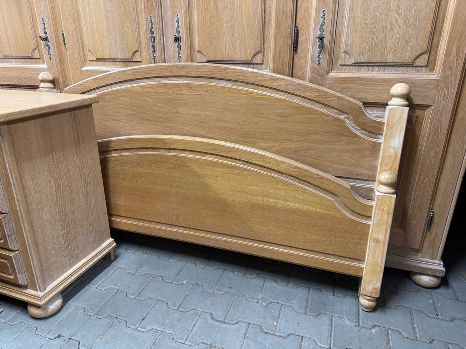 Łóżko dębowe łóżko dwuosobowe łóżko małżeńskie 160x200