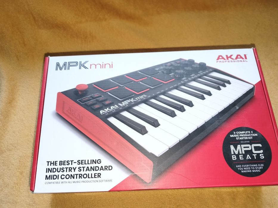AKAI MPK Mini MK3 – Kontroler MIDI | Stan bardzo dobry | Oryginalne pudełko