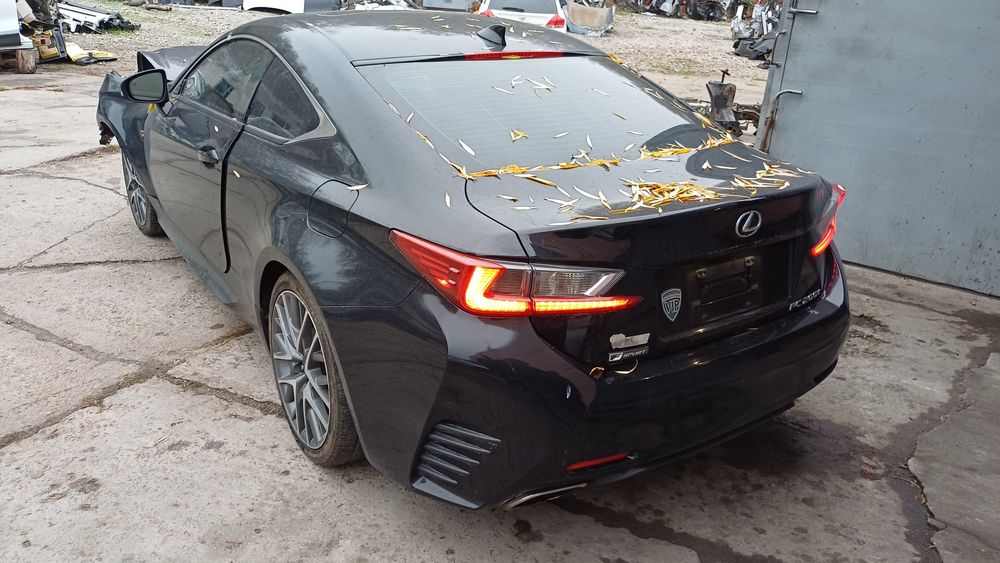 Lexus RC бампер крышка багажника оптика запчасти разборка