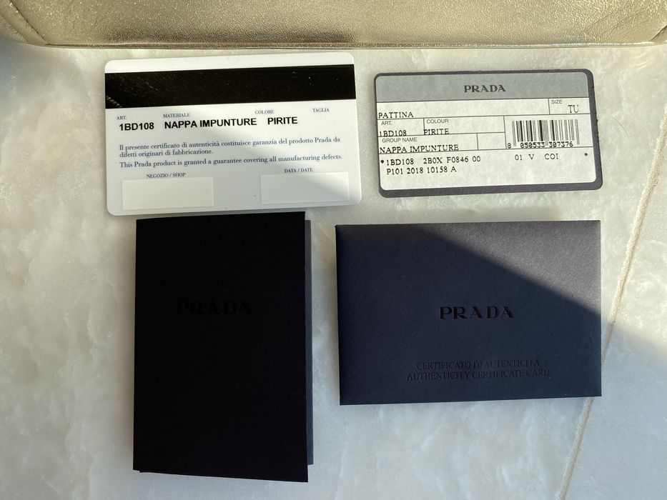 Nowa torebka Prada Diagramme Gold bag na ramię crossbody oryginalna