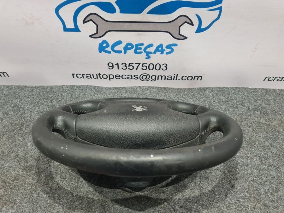 VOLANTE GUIADOR COMPLETO PEUGEOT 407 PELE AIRBAG