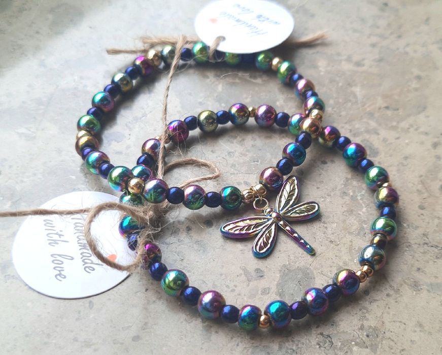 Bransoletka ochronna Hematyt  SIŁA PEWNOŚĆ SIEBIE