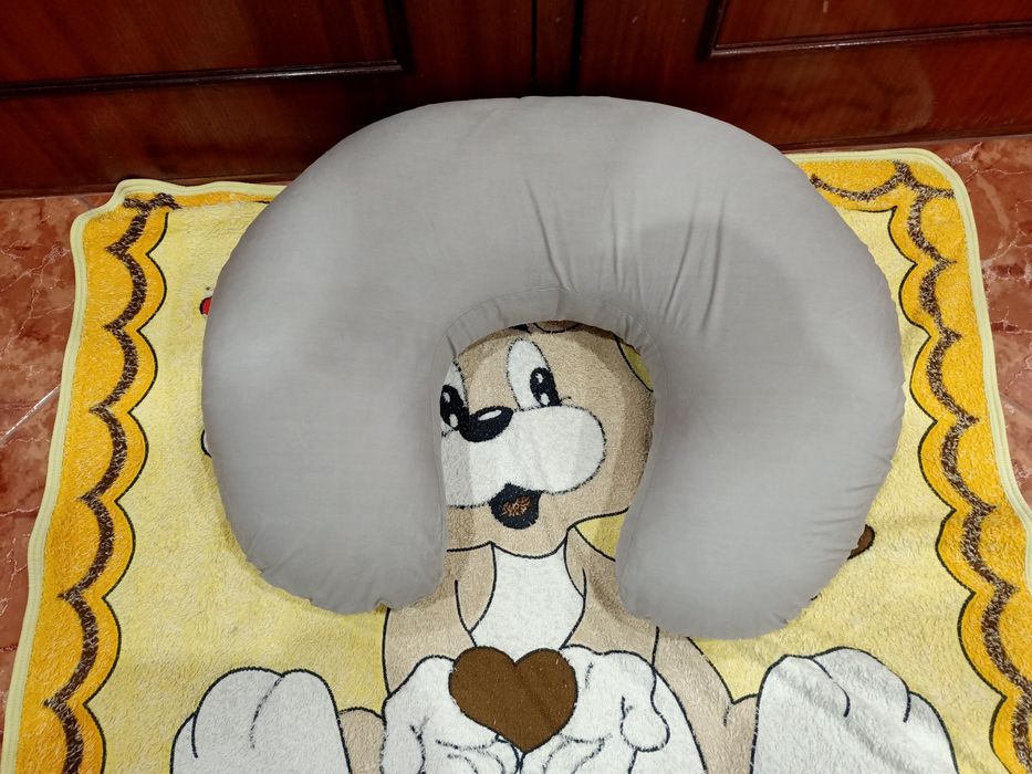 Almofada de amamentação, cinz, 60x50x18, casa quarto apartamento .