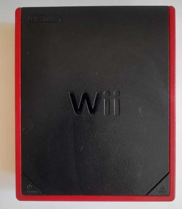 Nintendo Wii , Vermelha, 2 comandos, Sensor e Cabos