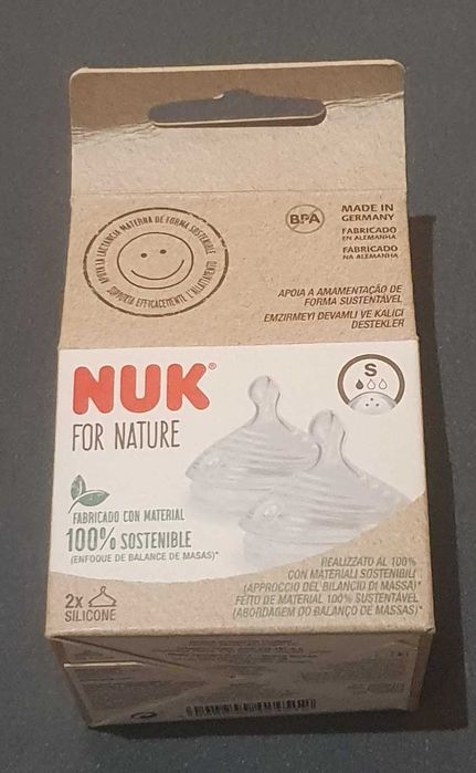 Nuk For Nature Tetina Silicone S X2