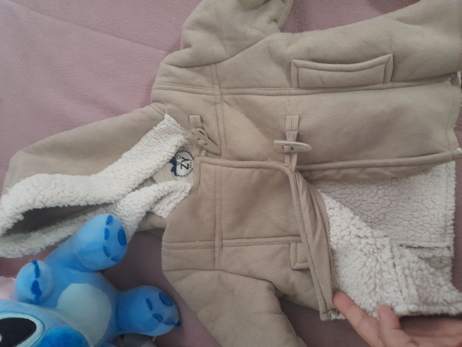 Casaco samarra bebe com pelo