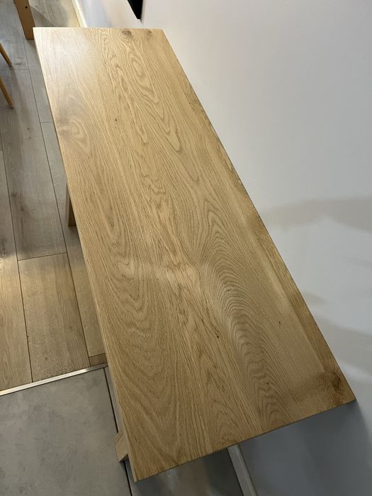 Konsolka drewniana toaletka debowa loft dab