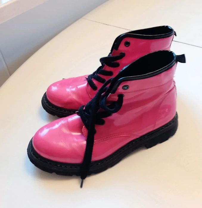 martensy lakierki M&S Girls Spring Summer