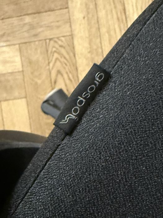 Fotel biurowy Coco BS HD RB Black R1 Grospol wysoki