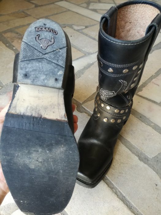 Botas estilo motard senhora 36