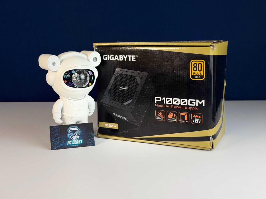 Блок живлення GIGABYTE P1000GM 1000W 80 PLUS Gold Fully Modular | МАГАЗИН | Гарантія 90 днів