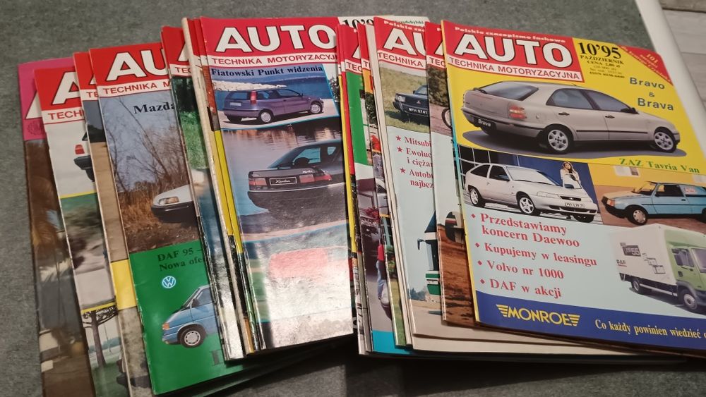 Auto technika motoryzacyjna 20 numerów 1984 - 1995