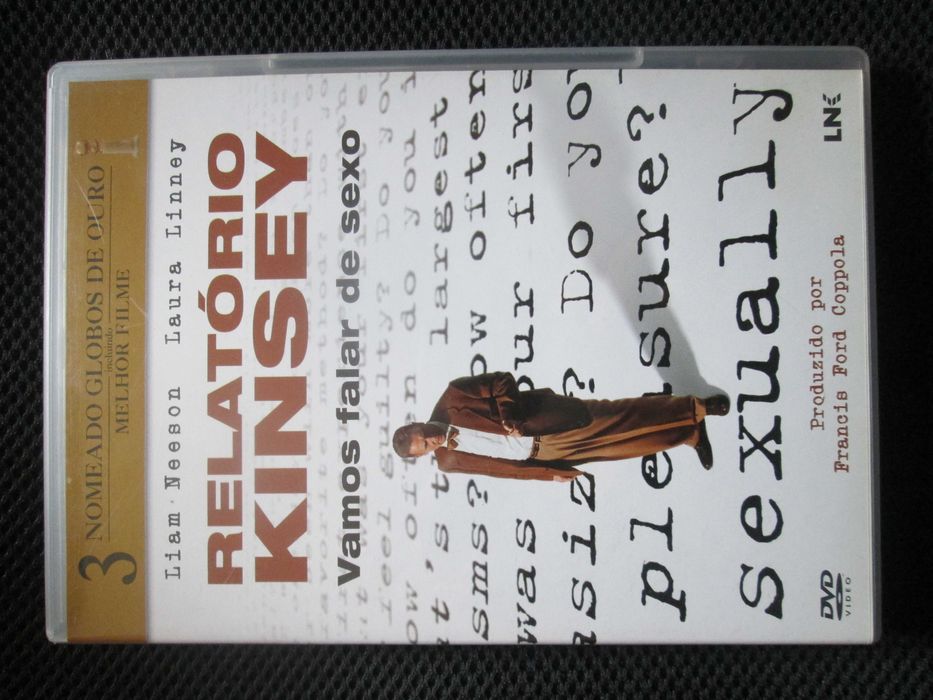 DVD Relatório Kinsey, com Liam Neeson, Laura Linney, como novo