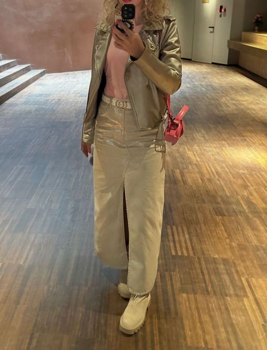 Джинсова спідниця металік Reserved