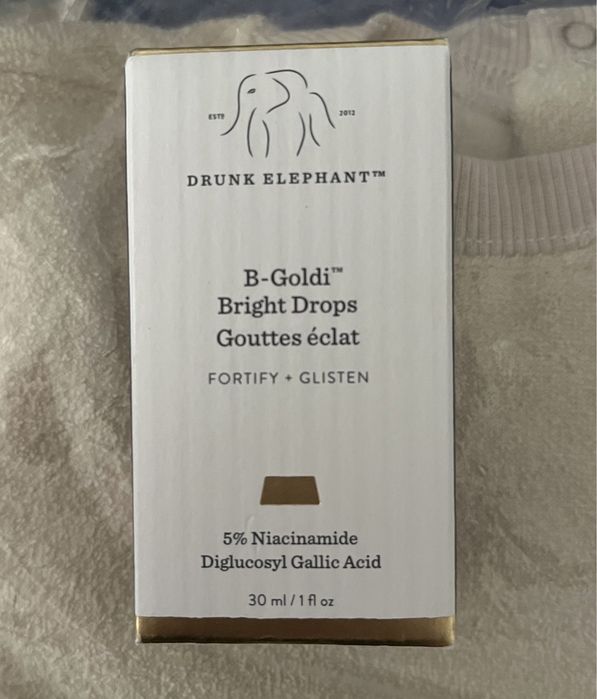 Drunk Elephant krople rozswietlajace B-Goldi Bright Drops