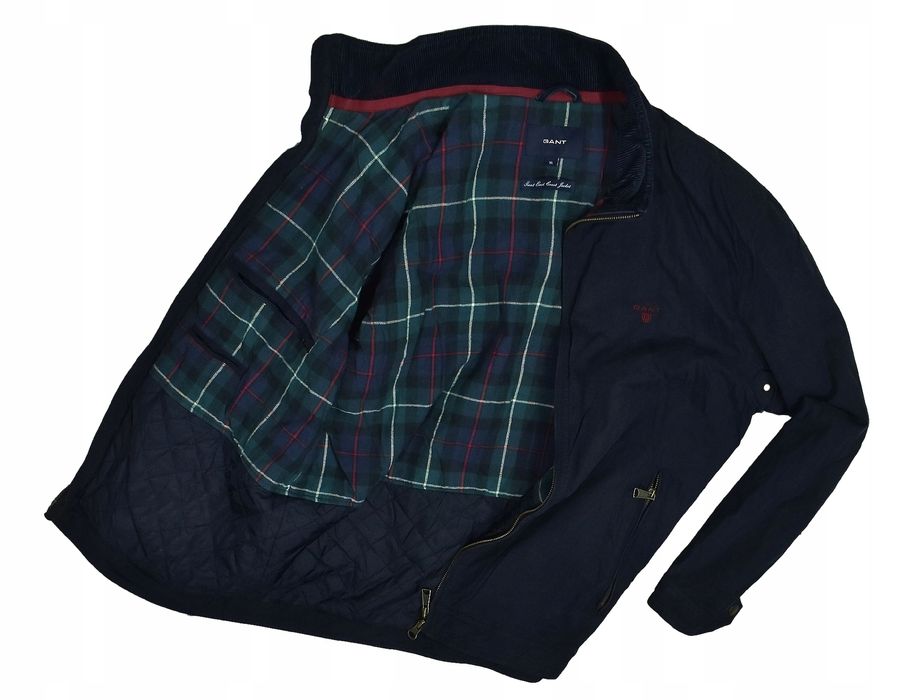 Gant Męska Woskowana Kurtka Lekko Ocieplana Bomber Xl