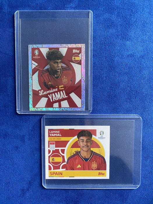 Cromos Lamine Yamal Uefa Euro 2024 Campeão da Europa Topps Germany