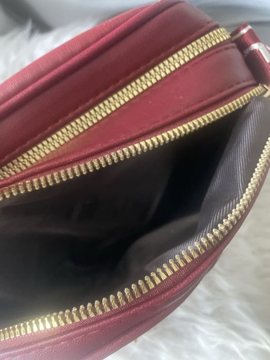 Nowa bordowa torebka z misiem
