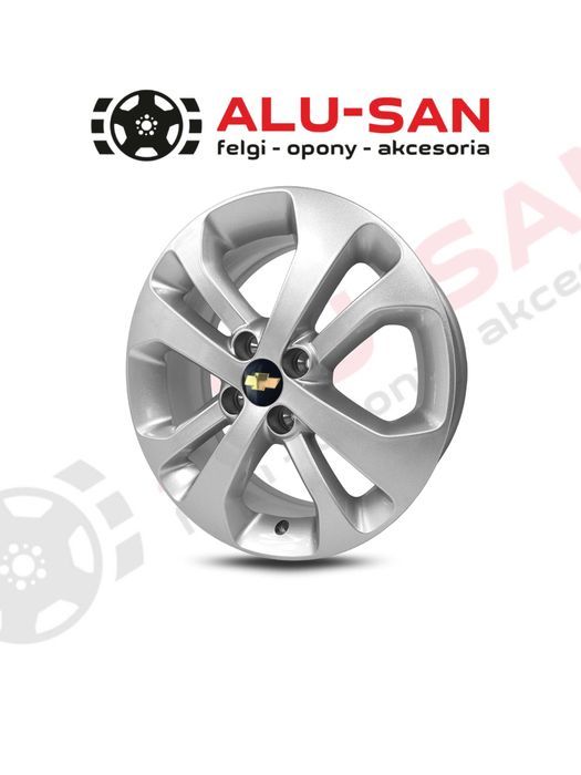 NOWE Alufelgi 16" CHEVROLET Aveo Kalos Spark 4x100 - Srebrne