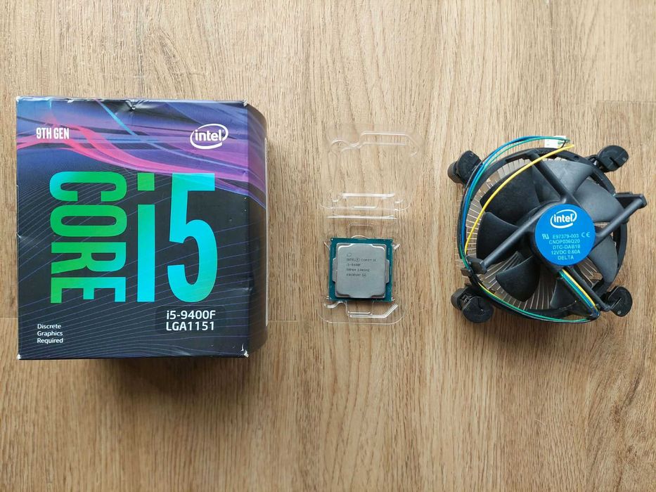 Procesor Intel Core i5-9400F + chłodzenie