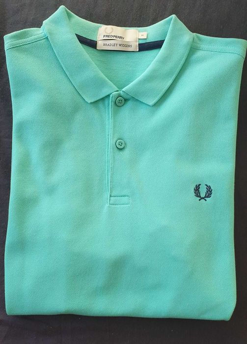 Polo Fred Perry x Bradley Wiggins Piquet Azul Claro