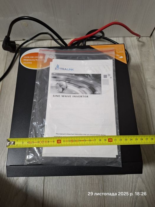 Инвертор ДЖБ НОВИЙ ESK 12 - 1500 чистий сінус автоматичний 1,2кВт/24в