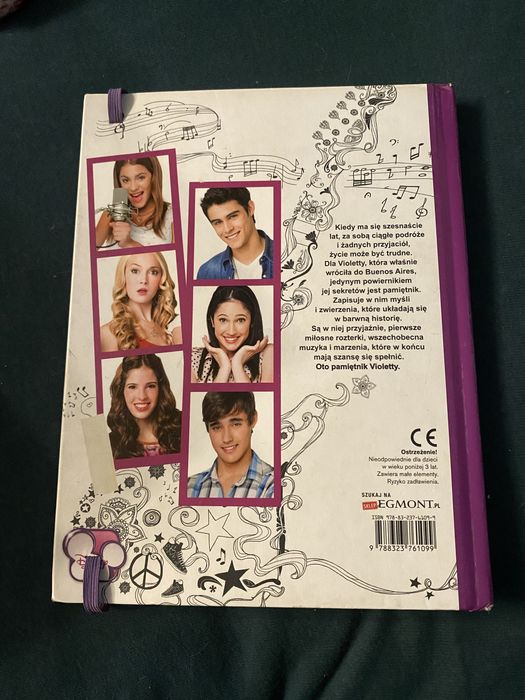 Książki pamiętnik Violetty