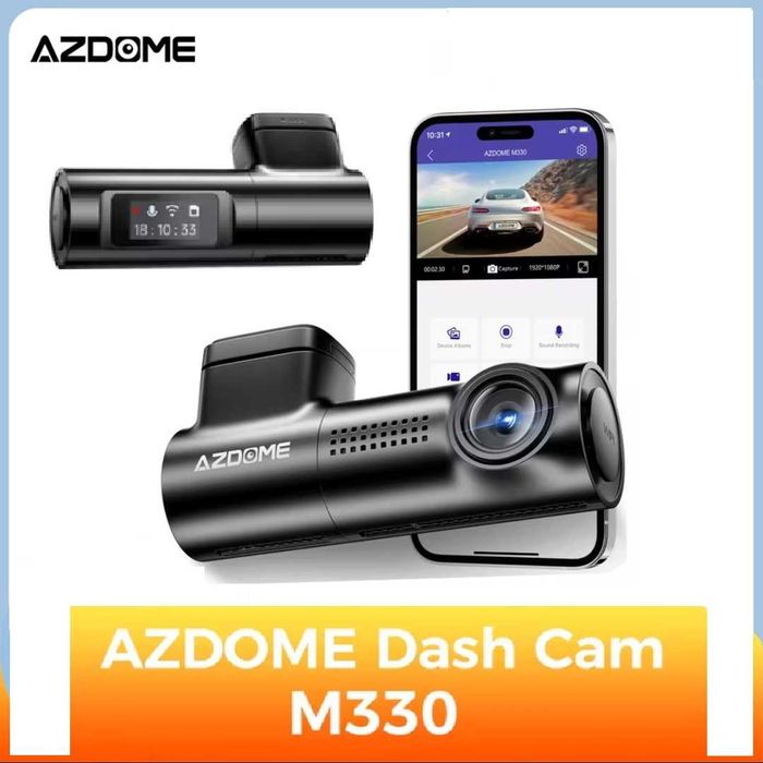 Видеорегистратор Azdome M330 Dash Cam 1296p Авторегистратор реєстратор