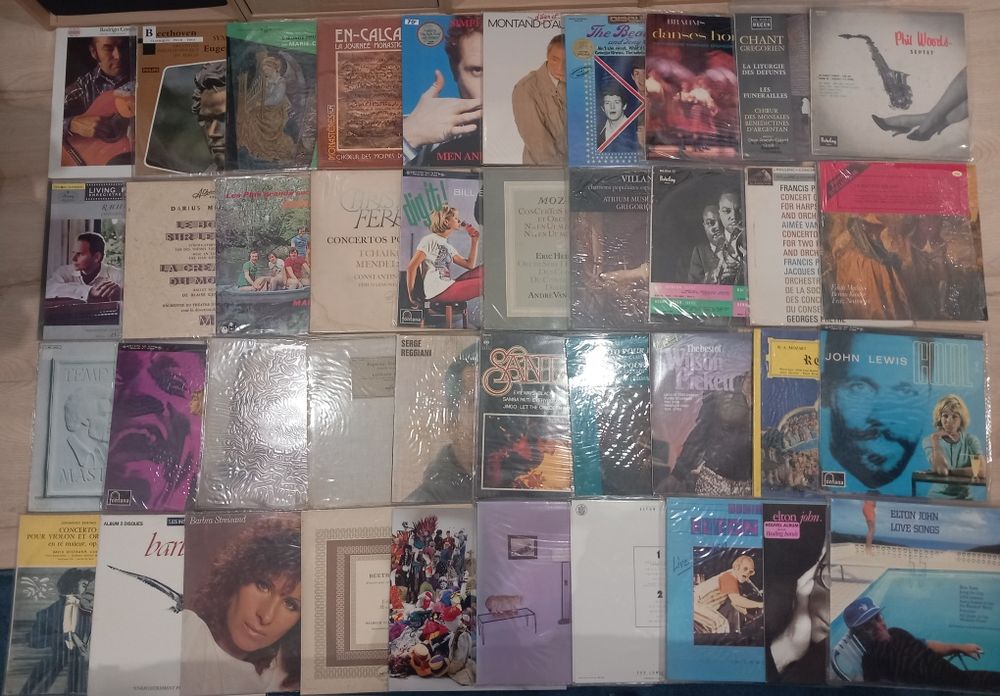 233 vinils em loto